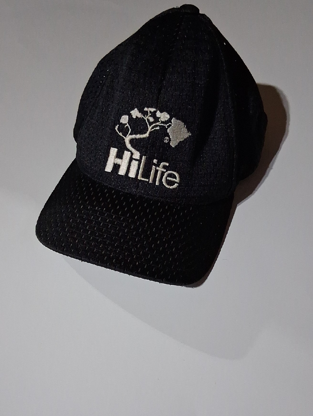 HiLife Black Baseball Cap with Logo